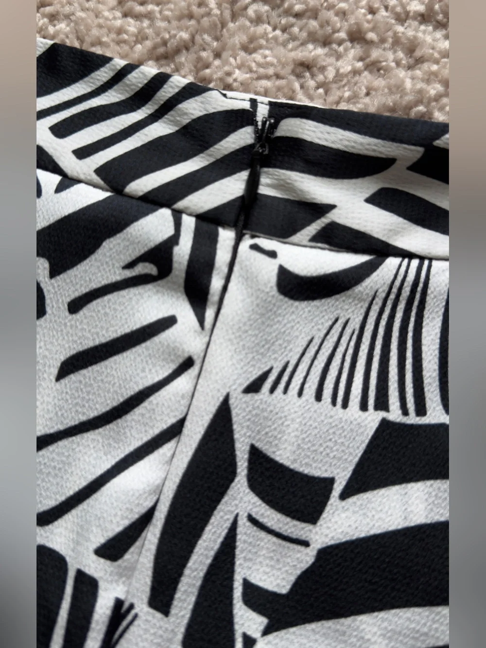 River Island High-waisted Black & White Printed Tiered Midi Skirt